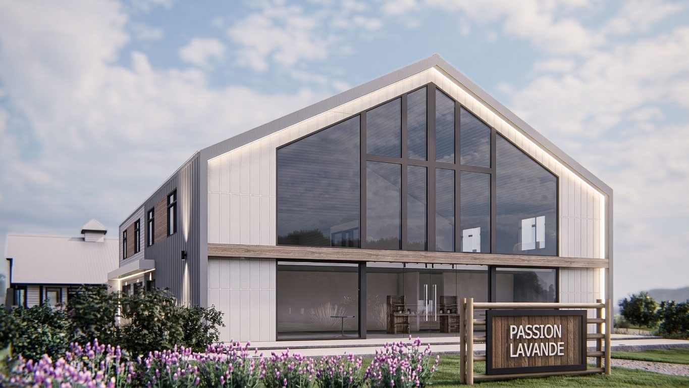 Projet commercial à Saint-Sévère — vue 1